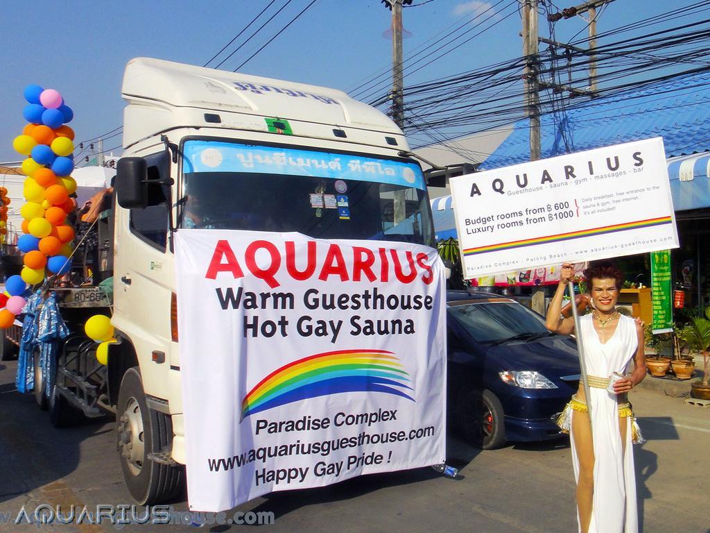 Aquarius Gay Pensión&Sauna Patong Exterior foto